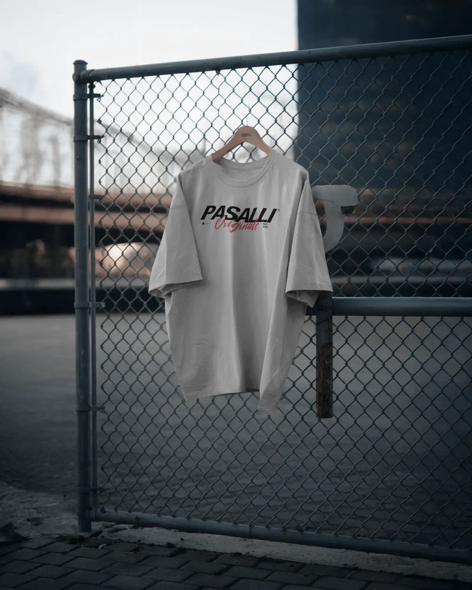 Pasalli Originals Heavy Oversized T-Shirt - Holiday Essential White Shirtee