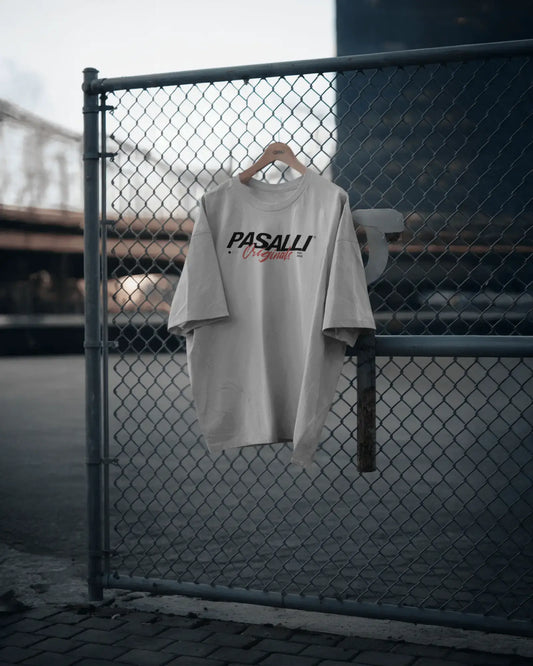 Pasalli Originals Heavy Oversized T-Shirt - Holiday Essential White Shirtee
