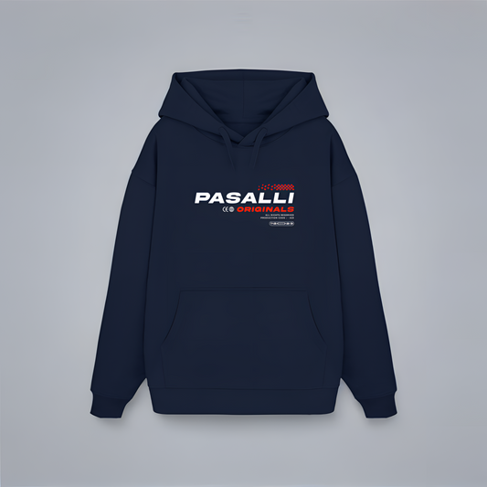 Pasalli Originals Organic Oversized Hoodie - French Navy Shirtee
