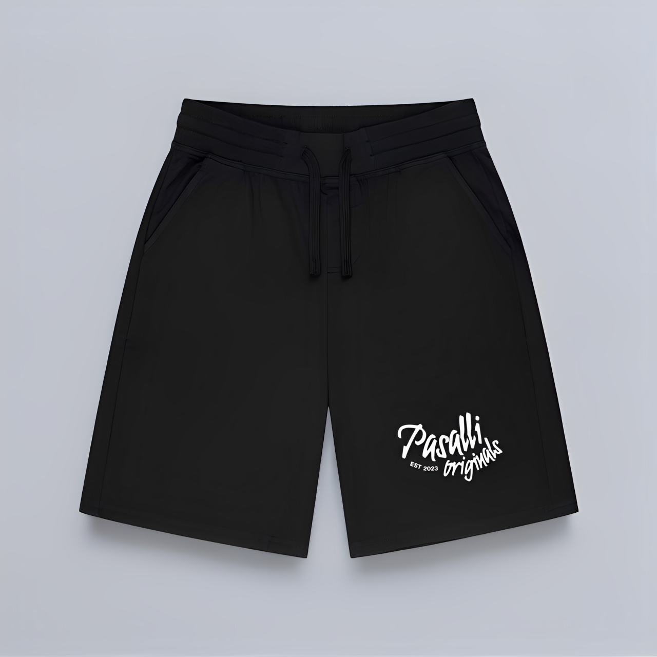 Pasalli Originals Männer-Shorts - Black MarketPrint