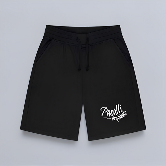 Pasalli Originals Männer-Shorts - Black MarketPrint