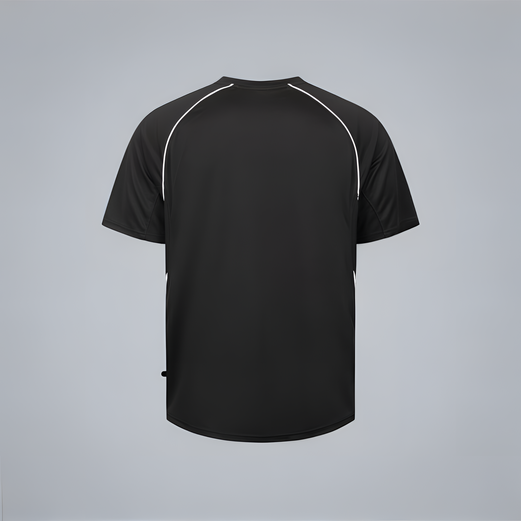 Funktionelles Teamshirt mit Front Print - Black MarketPrint