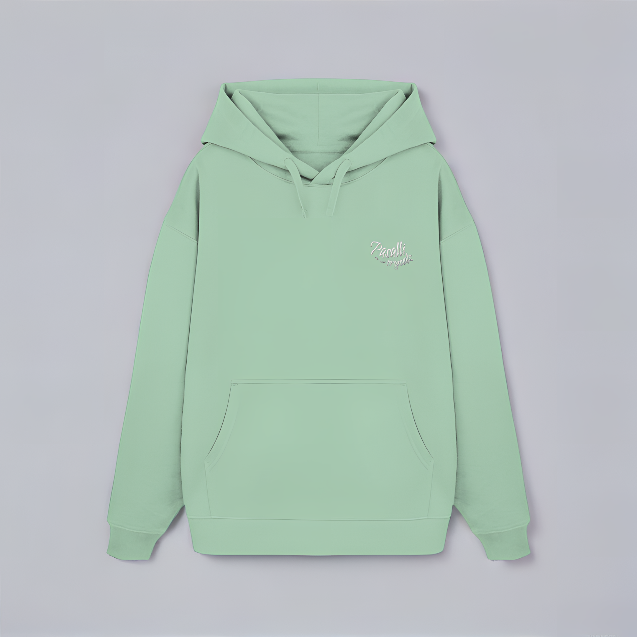 Heavy Organic Oversized Hoodie mit Stick - Misty Jade  - Organic Oversize Hoodie 2.0 ST/ST mit Stick Shirtee