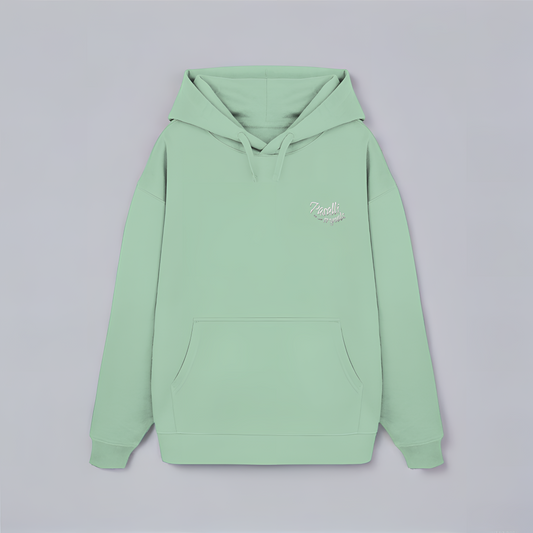 Heavy Organic Oversized Hoodie mit Stick - Misty Jade  - Organic Oversize Hoodie 2.0 ST/ST mit Stick Shirtee