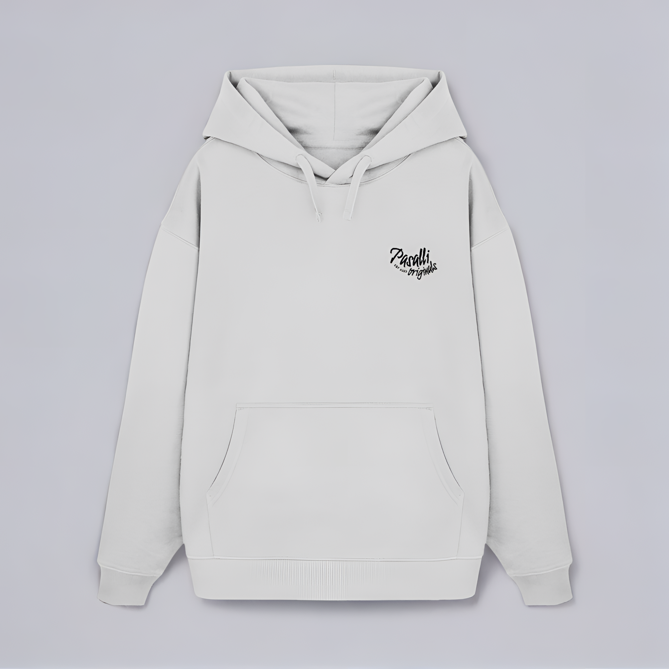 Heavy Organic Oversized Hoodie mit Stick - Heather Grey  - Organic Oversize Hoodie 2.0 ST/ST mit Stick Shirtee