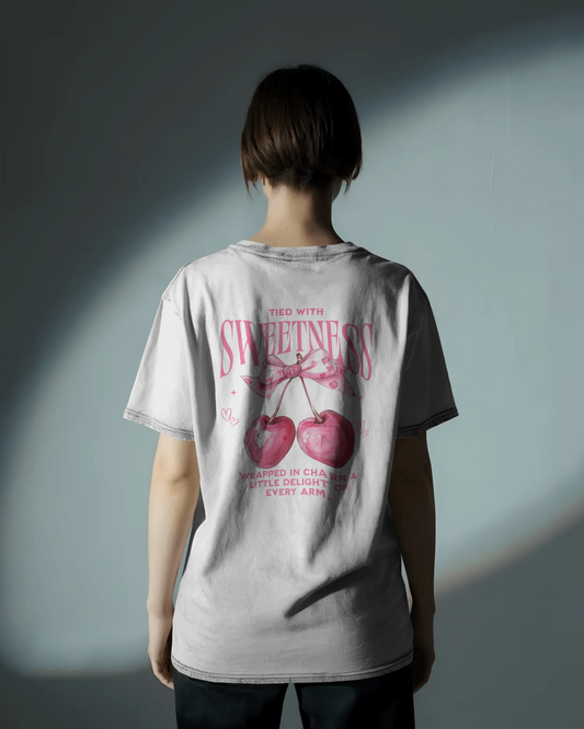 Classic T-Shirt - Back and Front Print - White Pasalli