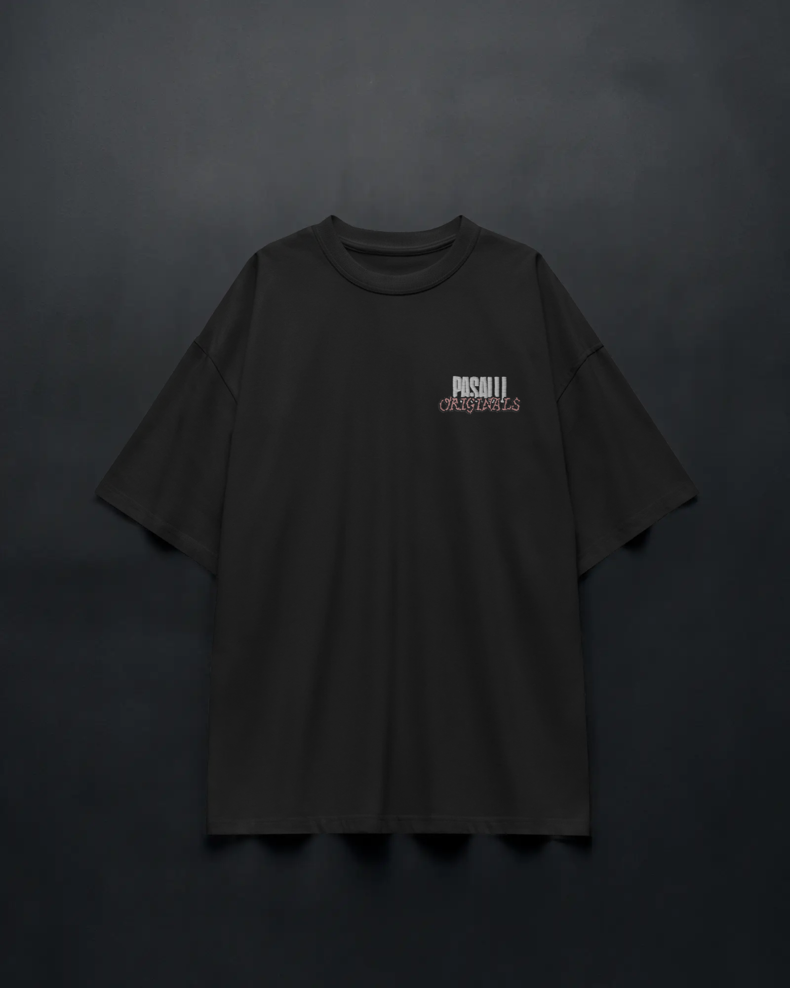 Heavy Oversized Organic T-Shirt mit Stick - Black  - Freestyler Heavy Oversized T-Shirt ST/ST mit Stick Shirtee