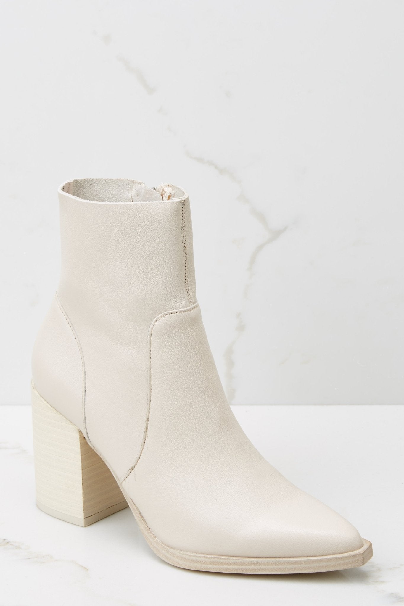 Calabria Bone Pointed Toe Bootie