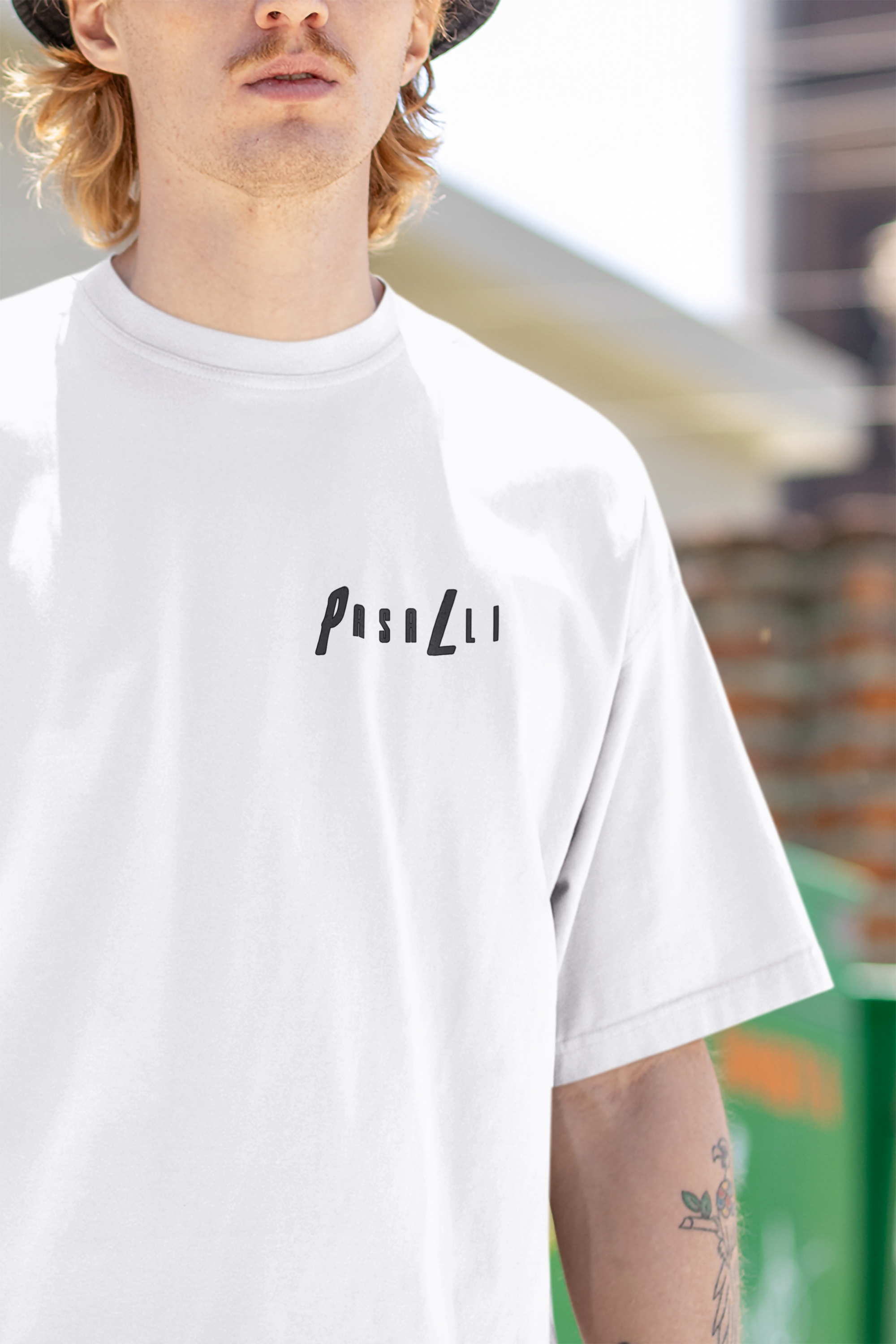 Pasalli Originals Heavy Organic Oversized T-Shirt - White