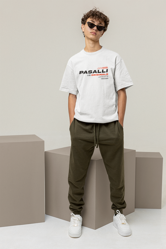 Pasalli Originals Heavy Organic Oversized T-Shirt - White