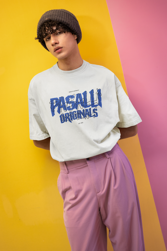 Pasalli Originals Heavy Organic Oversized T-Shirt - White
