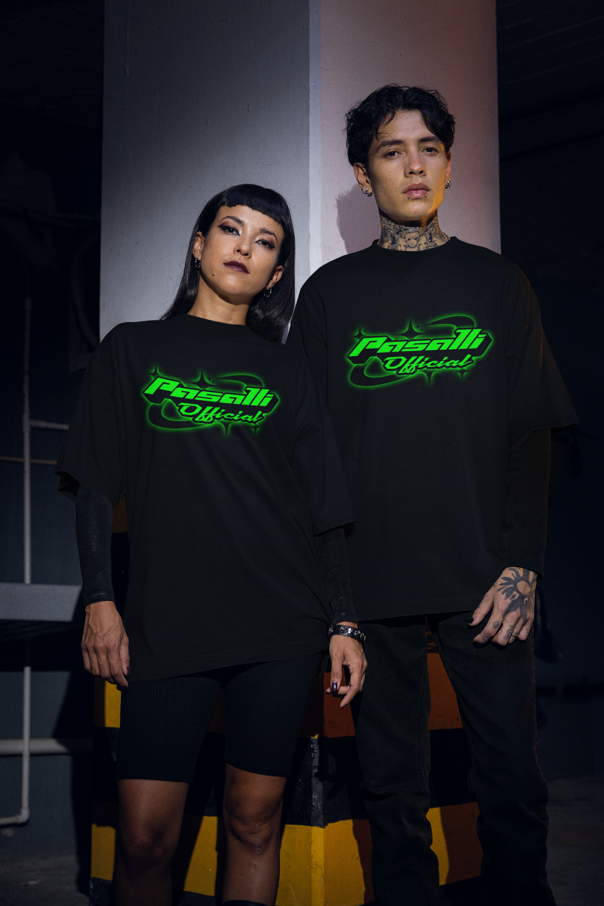 Pasalli Originals Organic Blaster Oversized T-Shirt - Black