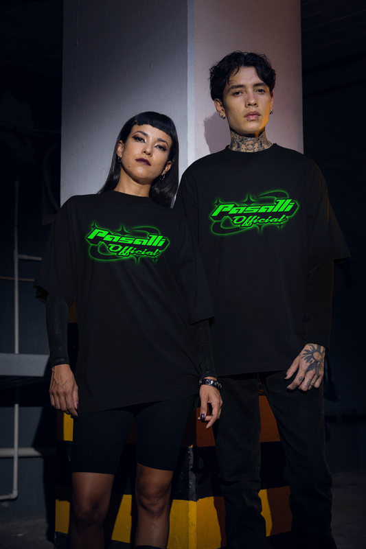 Pasalli Originals Organic Blaster Oversized T-Shirt - Black