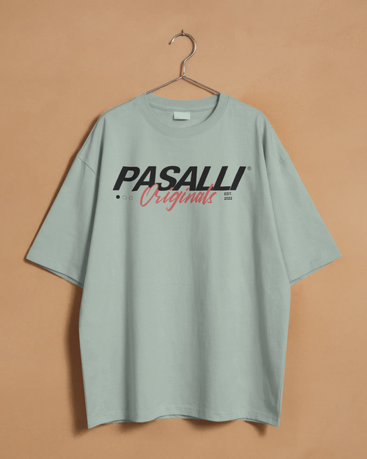 Pasalli Originals Heavy Organic Oversized T-Shirt - Holiday Essential Aloe Shirtee