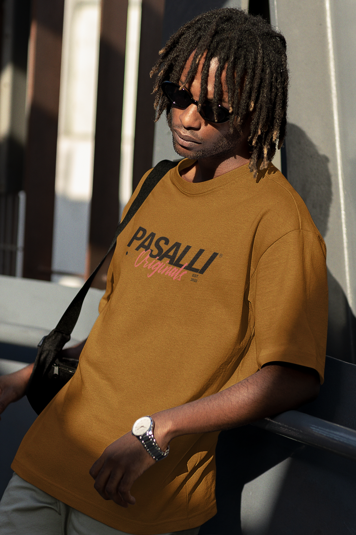 Pasalli Originals Heavy Organic Oversized T-Shirt - Holiday Essential Day Fall